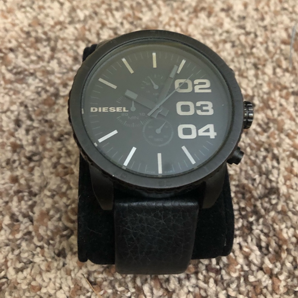 Black & Gray Diesel Watch